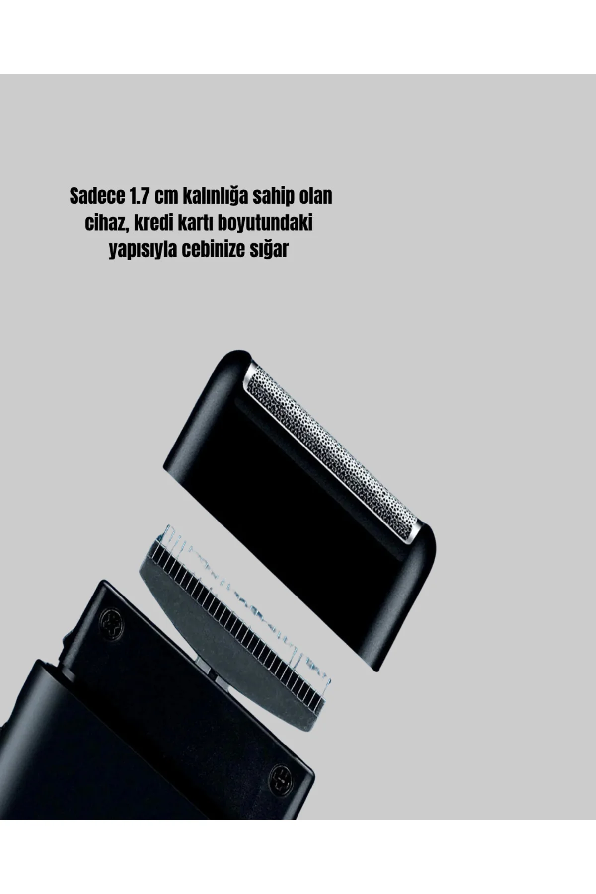 Taşınabilir Elektrikli Tıraş Makinesi USB Şarjlı 5W Motor ve 0.3 