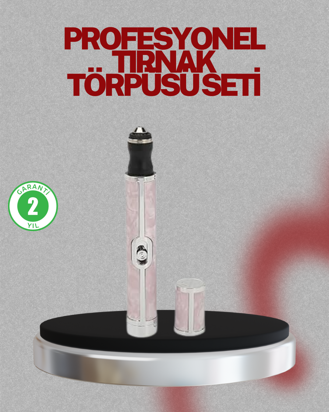 Taşınabilir Elektrikli Tırnak Törpüsü 500 mAh USB Şarjlı Manikür 