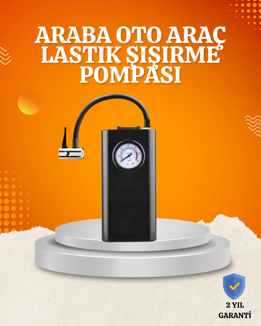 Taşınabilir Elektrikli Oto Motosiklet Bisiklet Lastik Şişirme Pompası Fiyatı, Yorumları ve Özellikleri