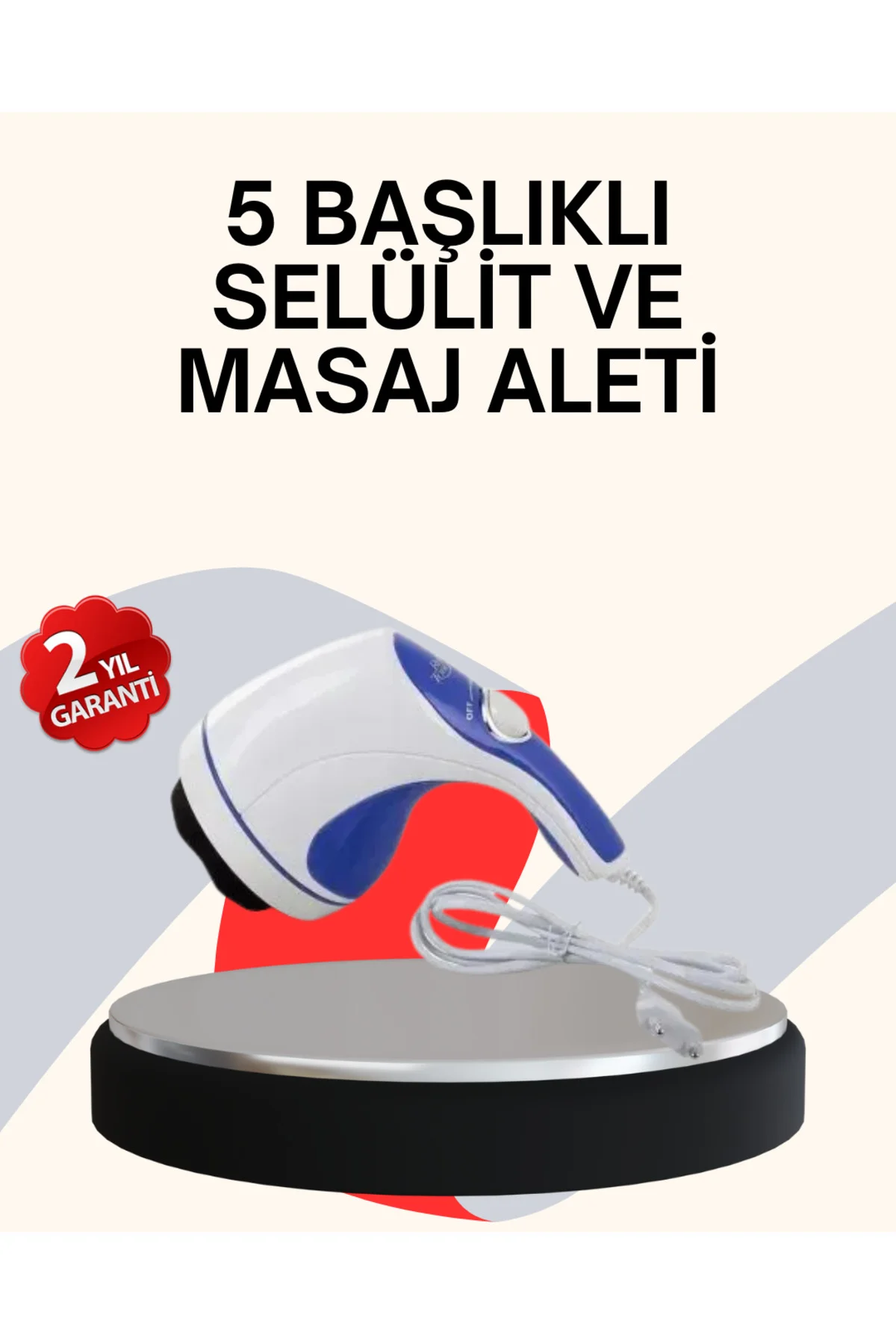 Taşınabilir Elektrikli Masaj Cihazı – Selülit ve Yağ Karşıtı