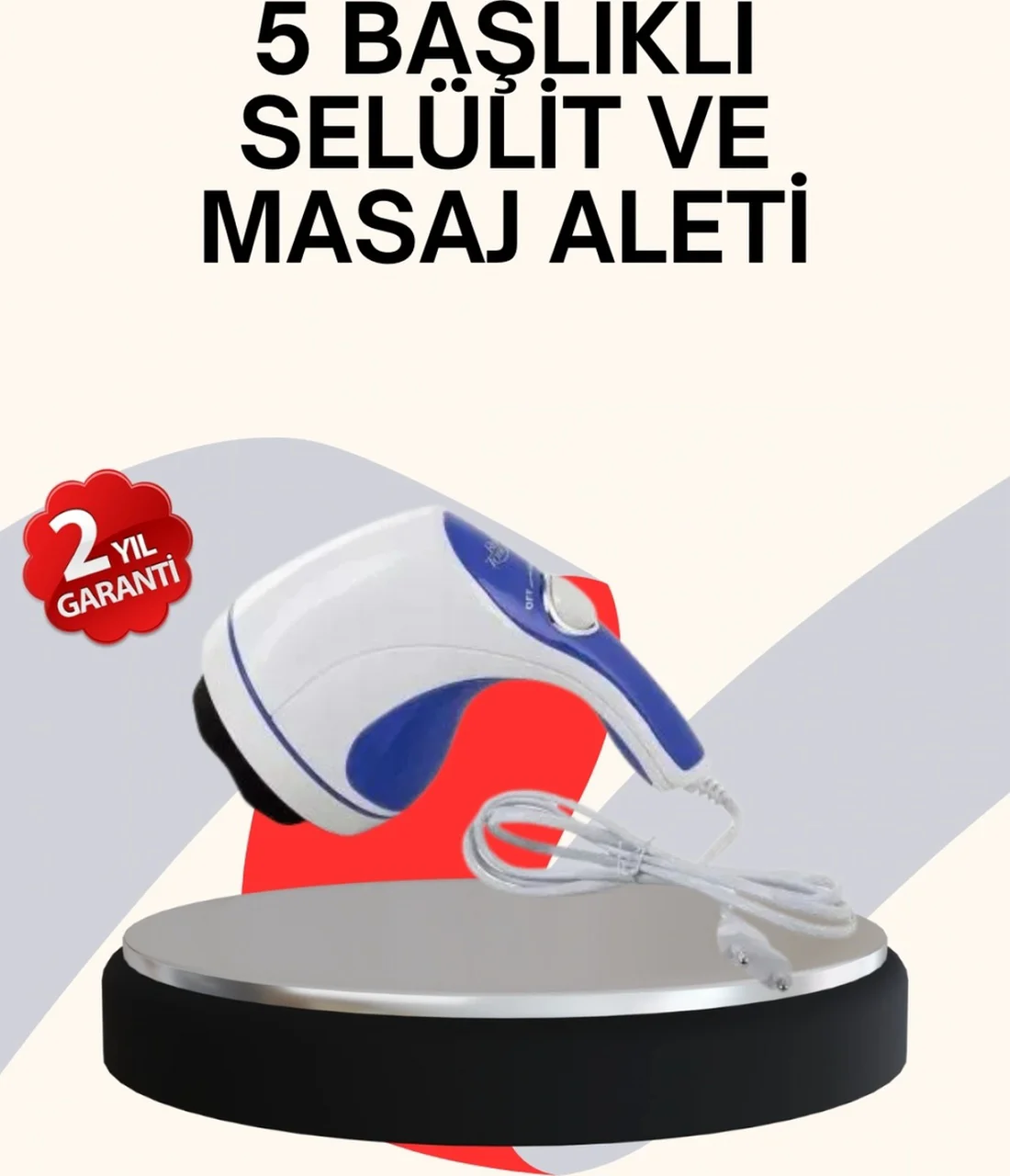 Taşınabilir Elektrikli Masaj Cihazı Selülit Ve Yağ Karşıtı