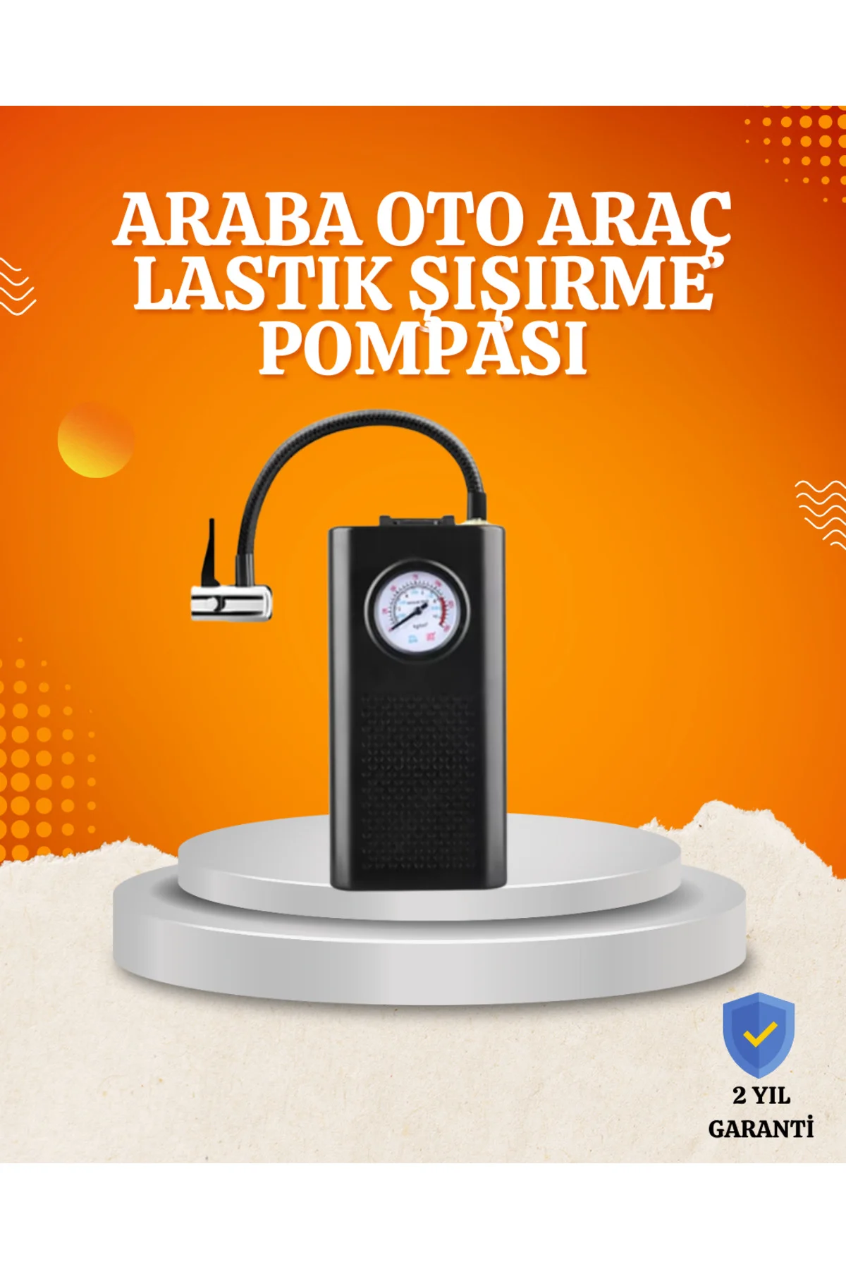 Taşınabilir Elektrikli Oto Motosiklet Bisiklet Lastik Şişirme Pom