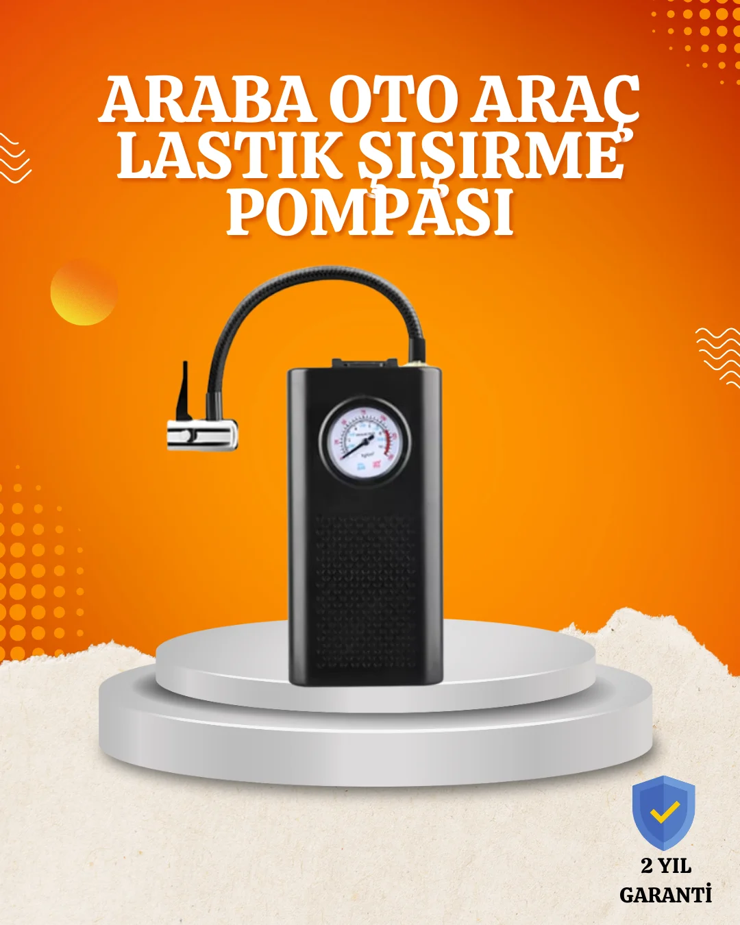 Taşınabilir Elektrikli Oto Motosiklet Bisiklet Lastik Şişirme Pompası Fiyatı, Yorumları ve Özellikleri