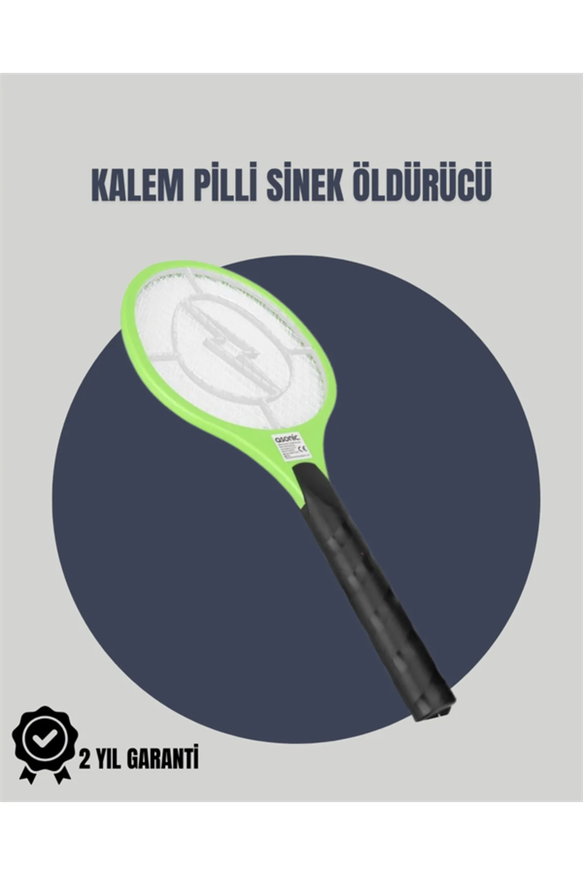 Taşınabilir Elektronik Sinek Swatter – Kimyasal İçermeyen, Ergono