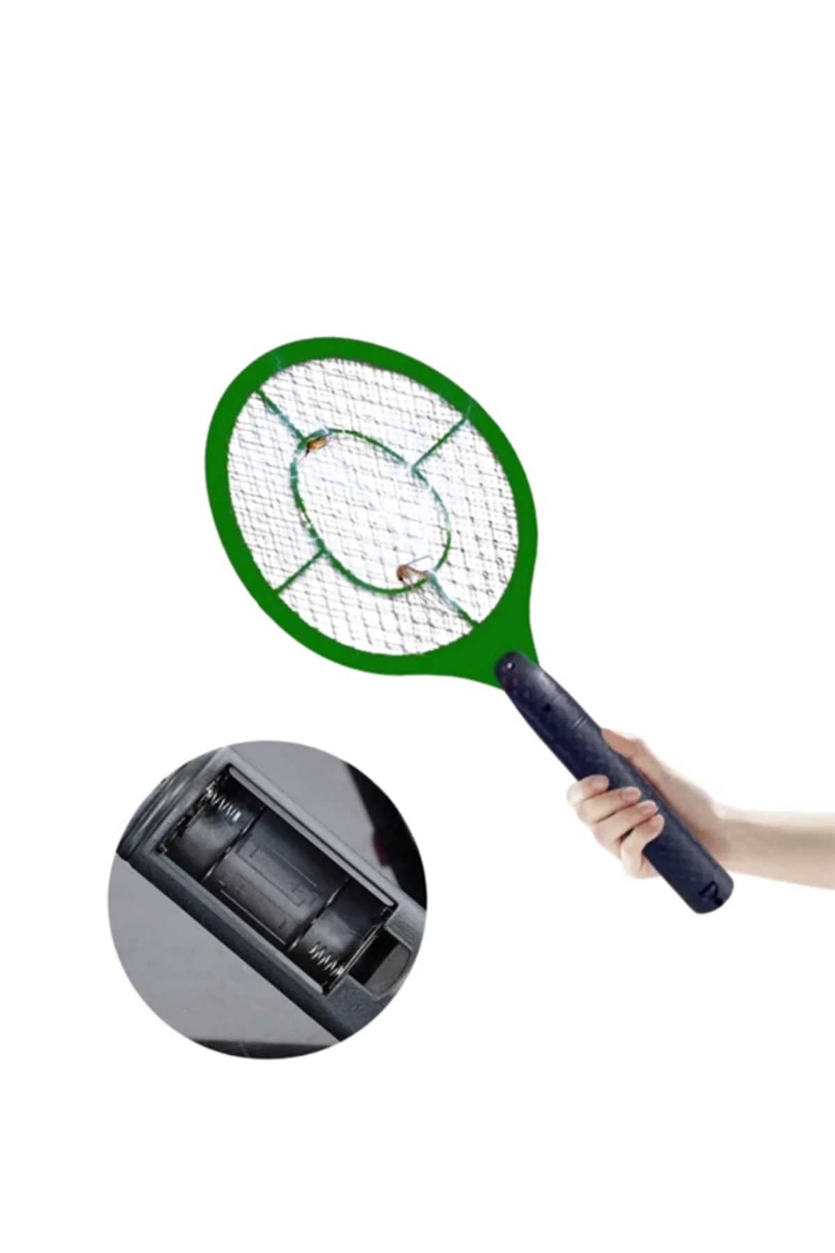 Taşınabilir Elektronik Sinek Swatter – Kimyasal İçermeyen, Ergono