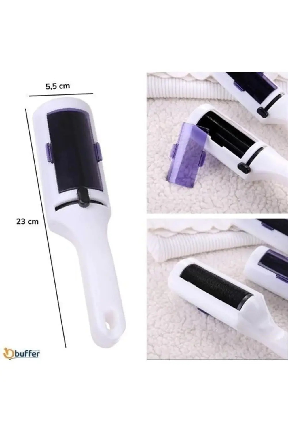 ® Taşınabilir Elektrostatik Hazneli Rulo Şeklinde Evcil Hayvan Tü