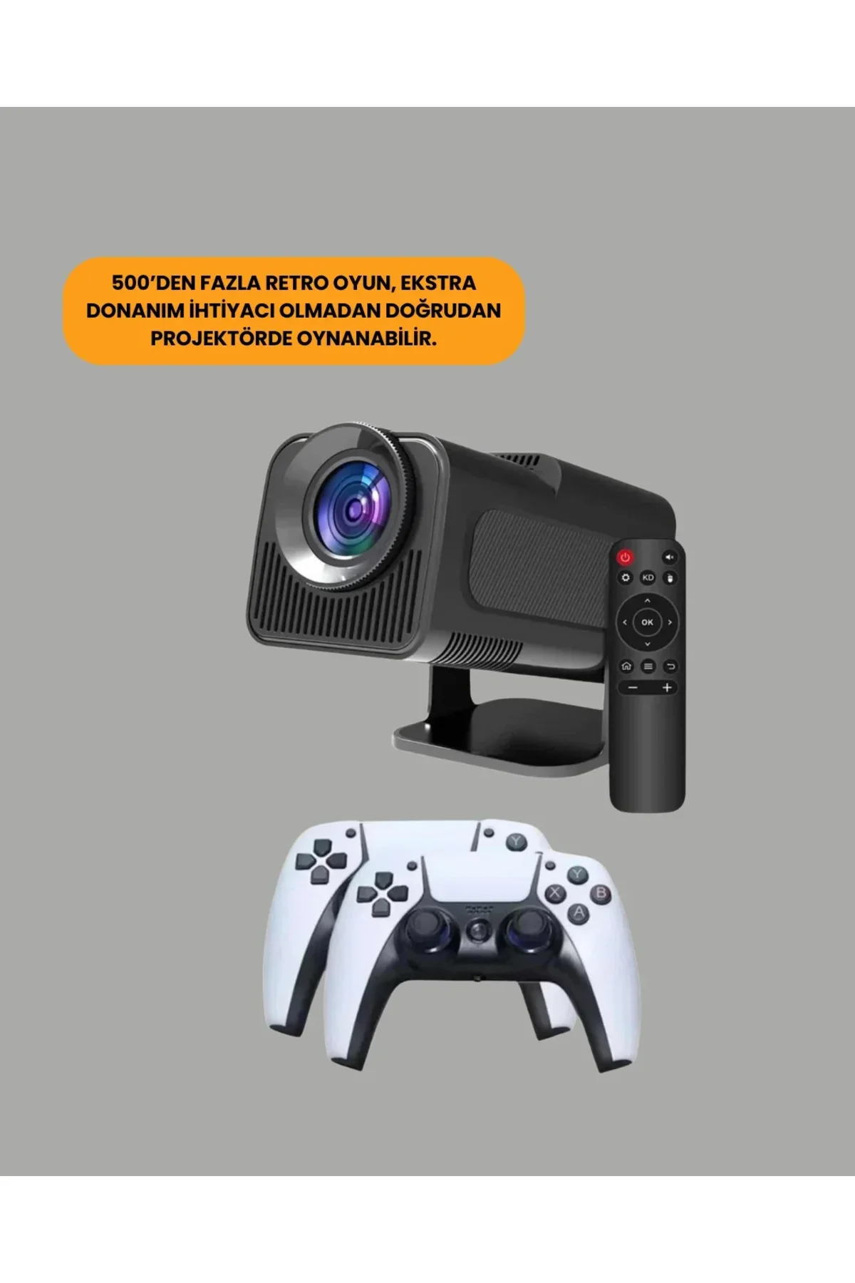Taşınabilir Full HD Projektör - 1 GB RAM, 8 GB Hafıza Yeni Nesil Taşınabilir Full HD Projektör - 1 GB RAM, 8 GB Hafıza Yeni Nesil