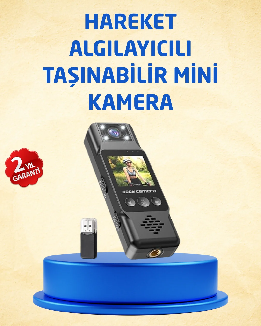 Taşınabilir Full HD Mini Kamera TFT Ekranlı Taşınabilir Full HD Mini Kamera TFT Ekranlı