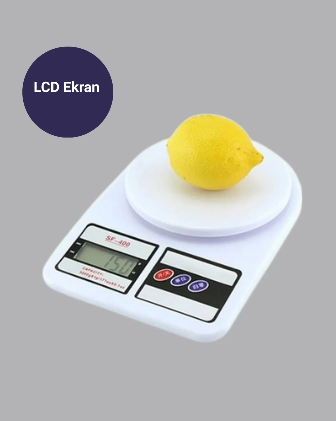 Taşınabilir Hassas Tartı – 5kg Kapasite, 1g Ölçüm, Gram ve Ons Desteği
