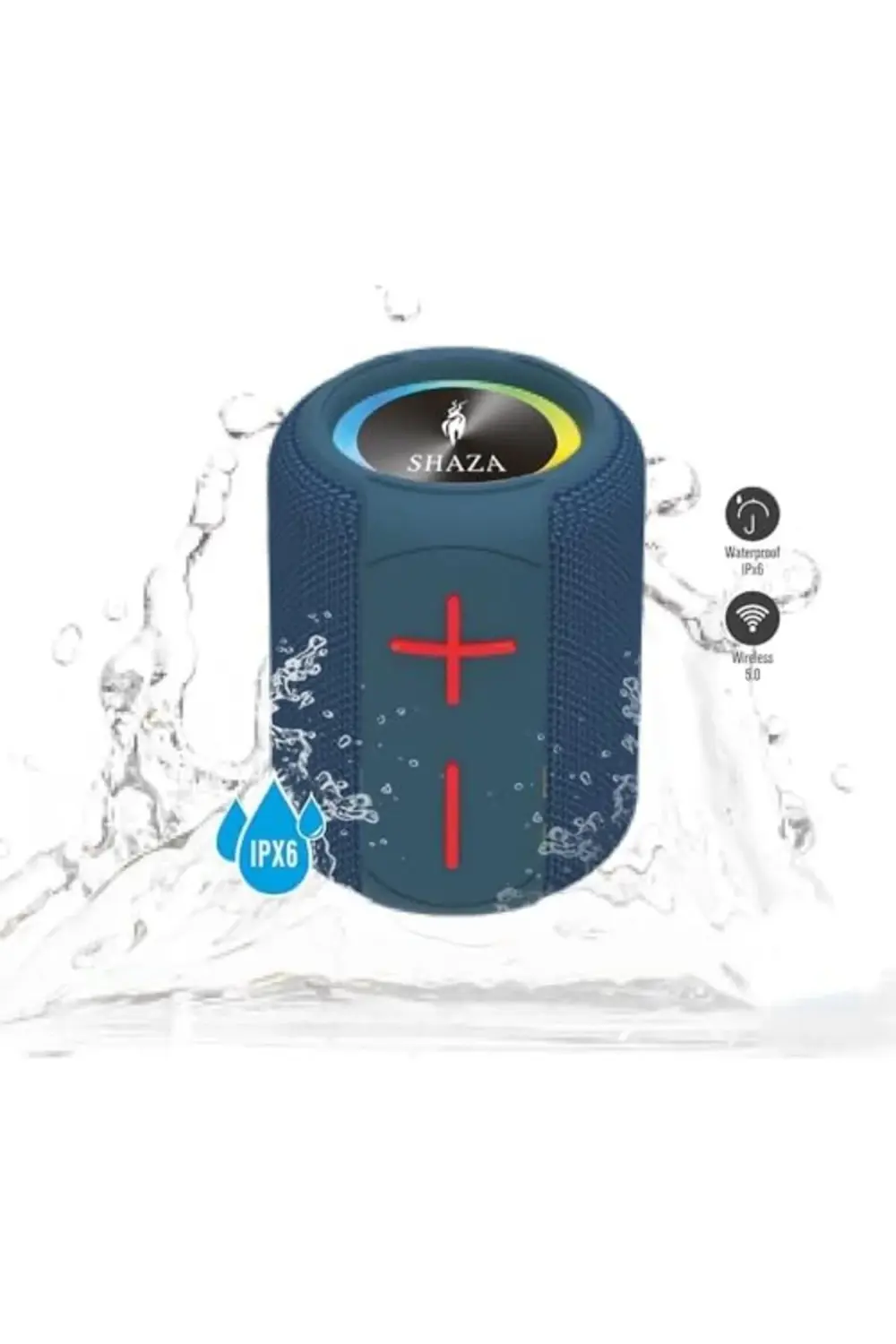 Taşınabilir Hoparlör IPX6 Suya Dayanıklı - 6W Ses Çıkışı Mavi 118