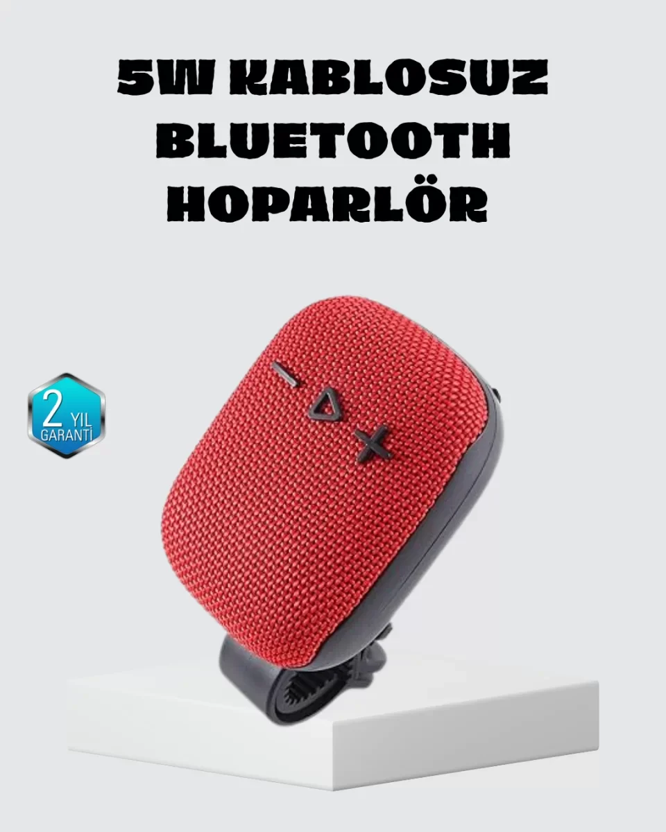 Taşınabilir Kablosuz Hoparlör – 5W Güç, TWS Bağlantı ve 800mAh Pi