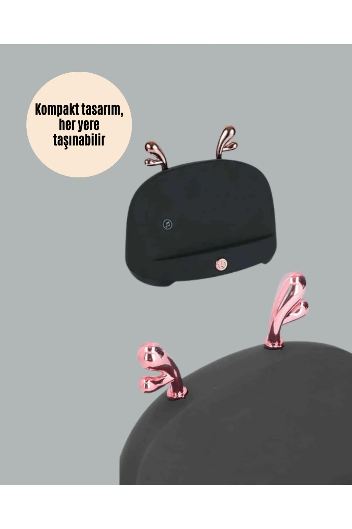 Taşınabilir Kablosuz Telefon Tutucu ve Bluetooth Hoparlör – Kompa