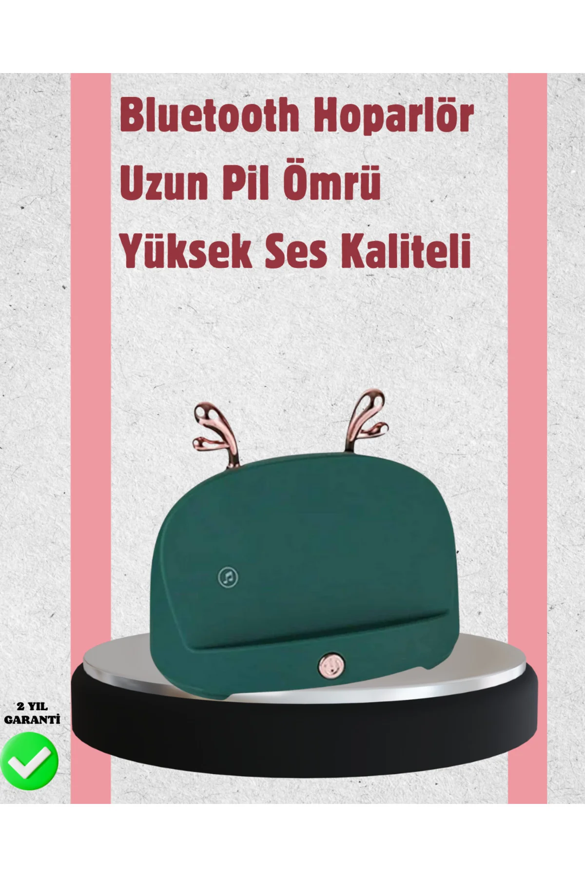 Taşınabilir Kablosuz Telefon Tutucu ve Bluetooth Hoparlör – Kompa