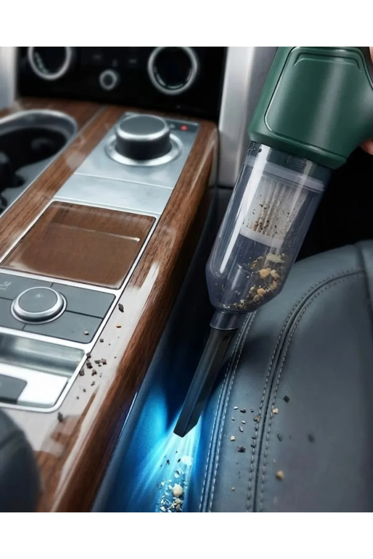 Taşınabilir Kablosuz Süpürge Kompakt Tasarım Güçlü Motor