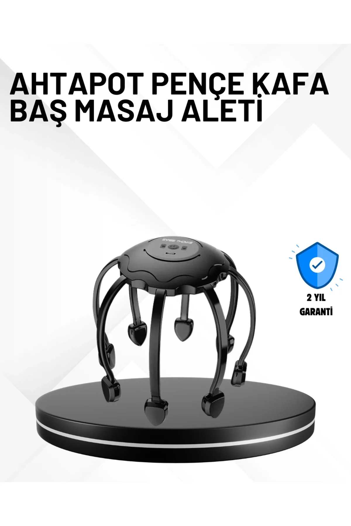 Taşınabilir Kafa Masaj Cihazı Eller Serbest 360° Profesyonel Masa