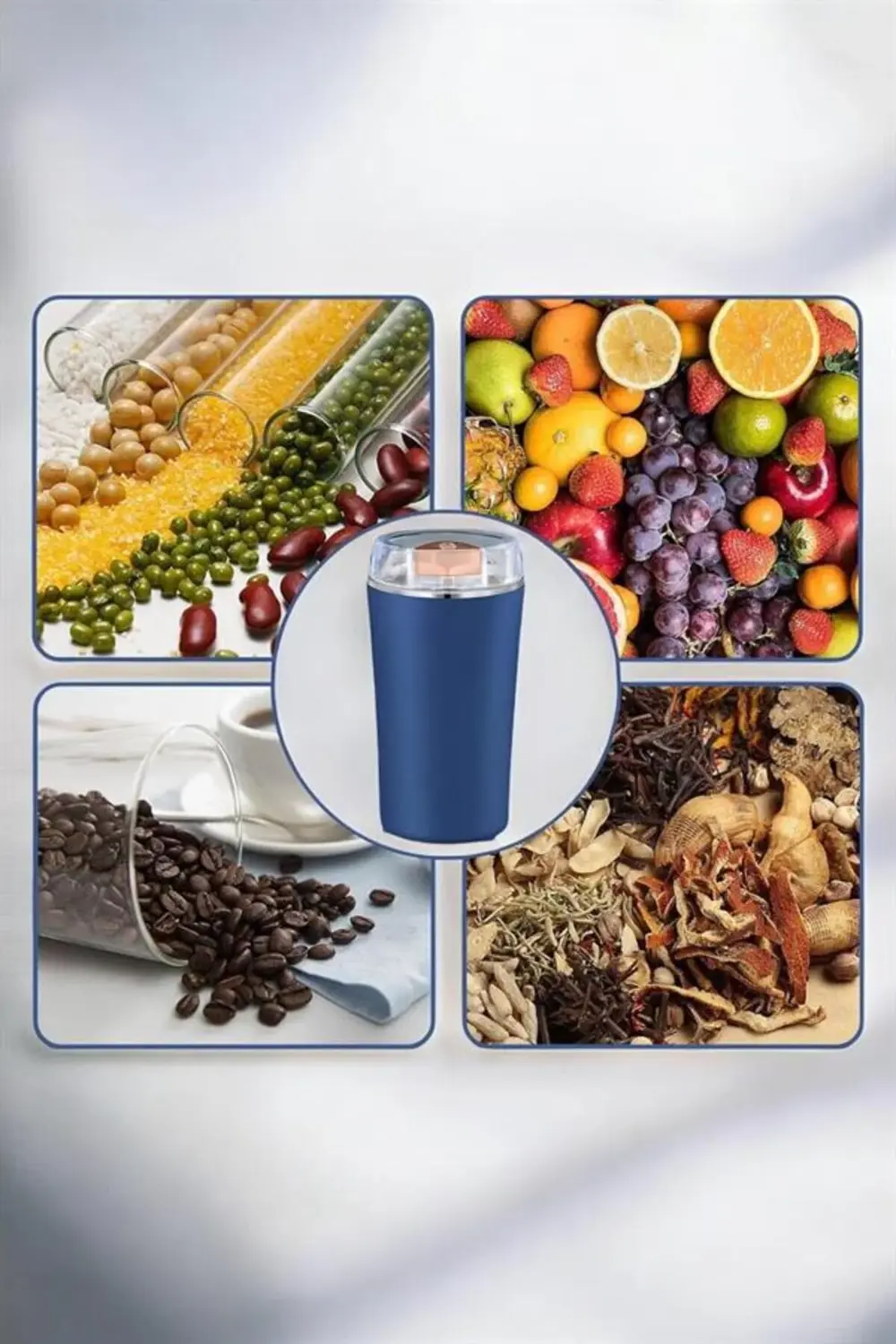 Taşınabilir Kahve & Baharat Öğütücü, Kolay Temizlenebilir ve Uzun