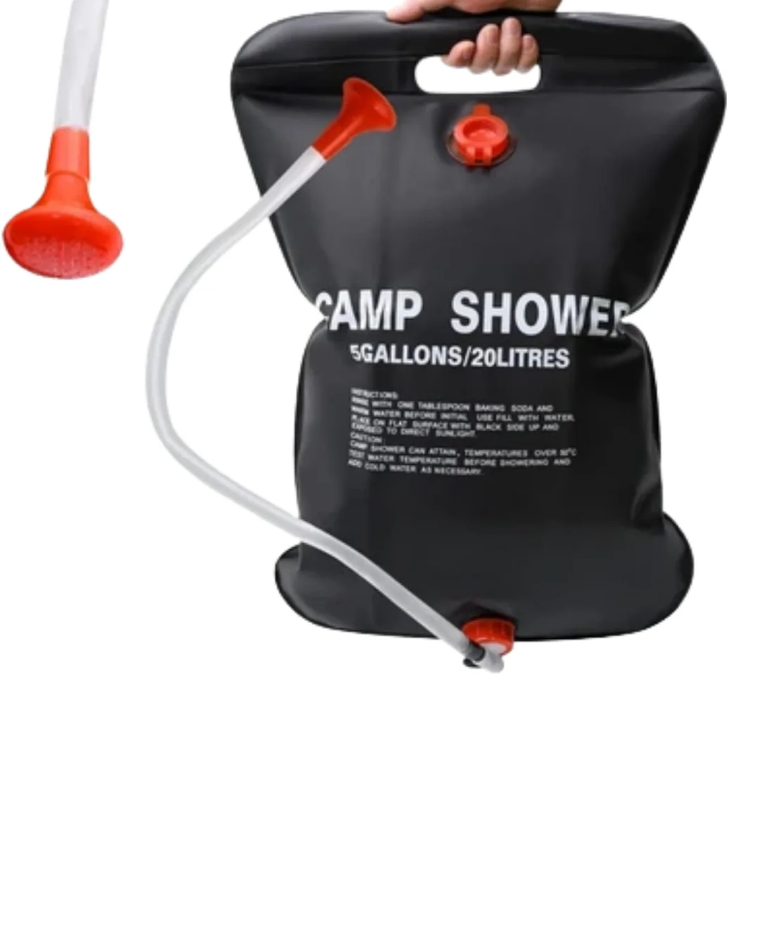 Taşınabilir Kamp Duşu Solar Isıtmalı 20 Litre Su Kapasiteli Hijye