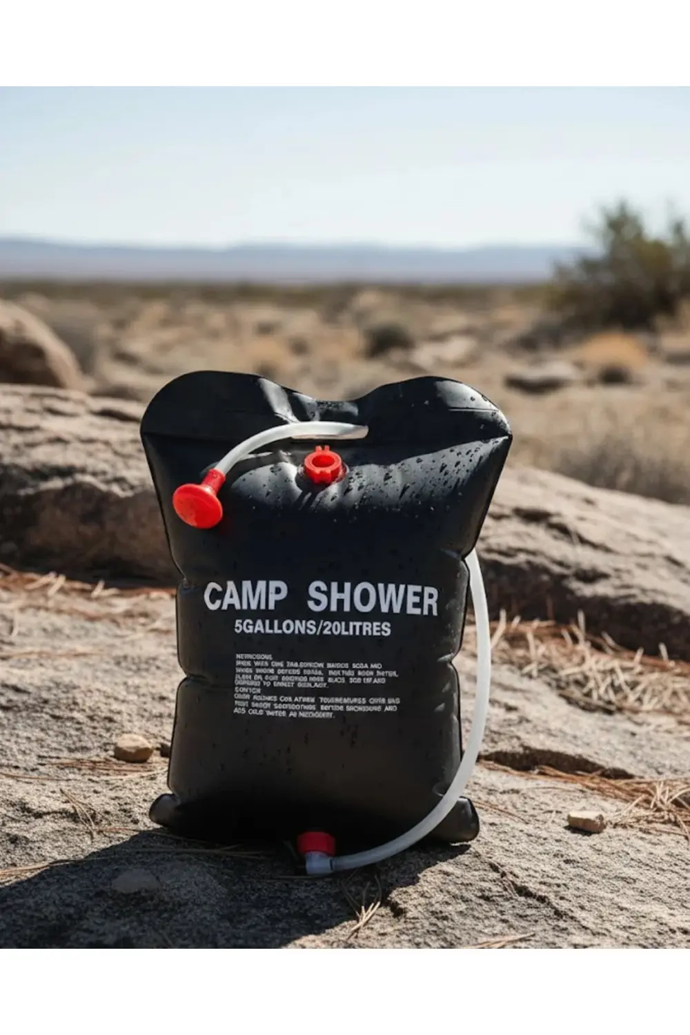 Taşınabilir Kamp Duşu Solar Isıtmalı 20 Litre Su Kapasiteli Hijye