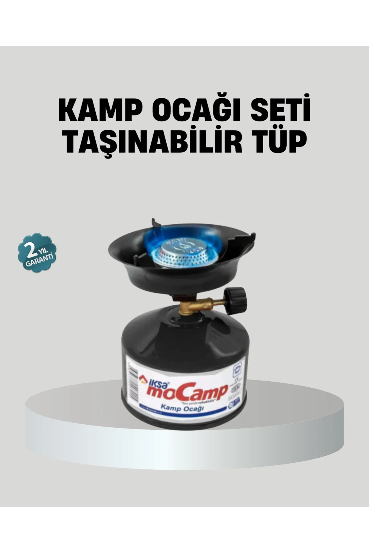 Taşınabilir Kamp Ocağı Seti Pişirme Alanı Ayarlanabilir Alev