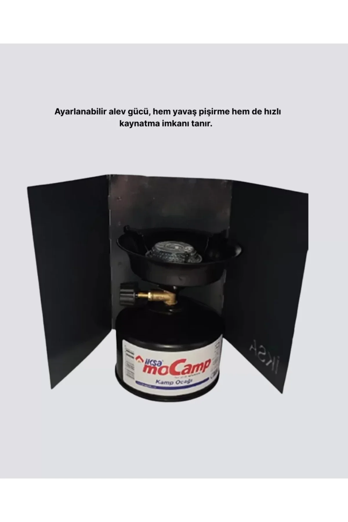 Taşınabilir Kamp Ocağı Seti Pişirme Alanı Ayarlanabilir Alev