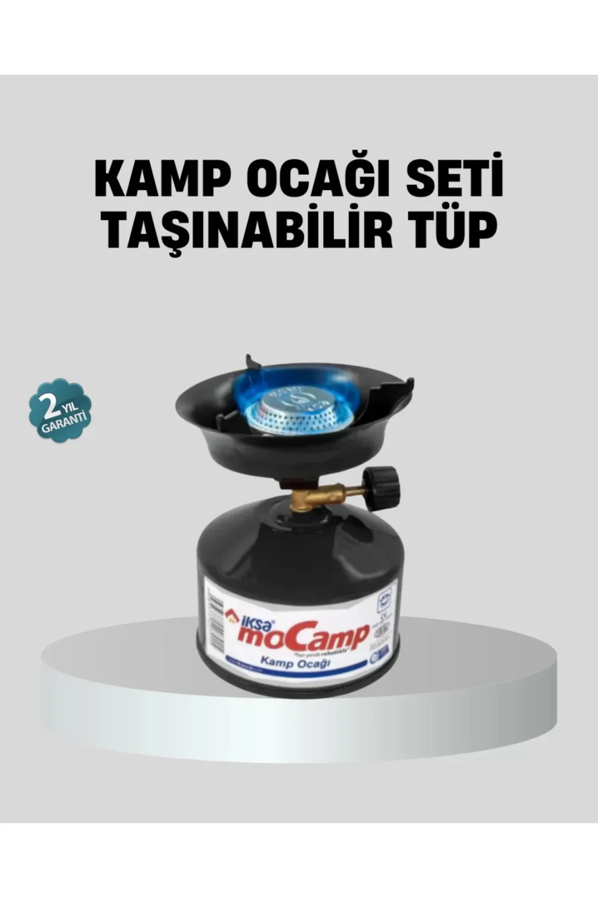 Taşınabilir Kamp Ocağı Seti Pişirme Alanı Ayarlanabilir Alev