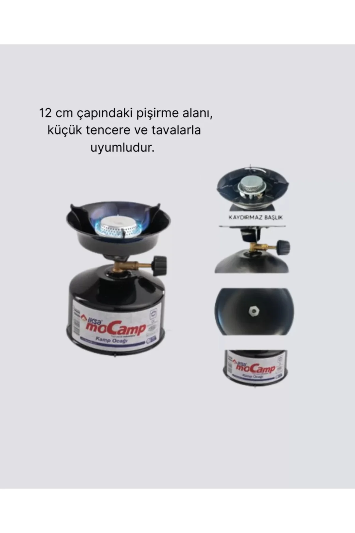 Taşınabilir Kamp Ocağı Seti Pişirme Alanı Ayarlanabilir Alev