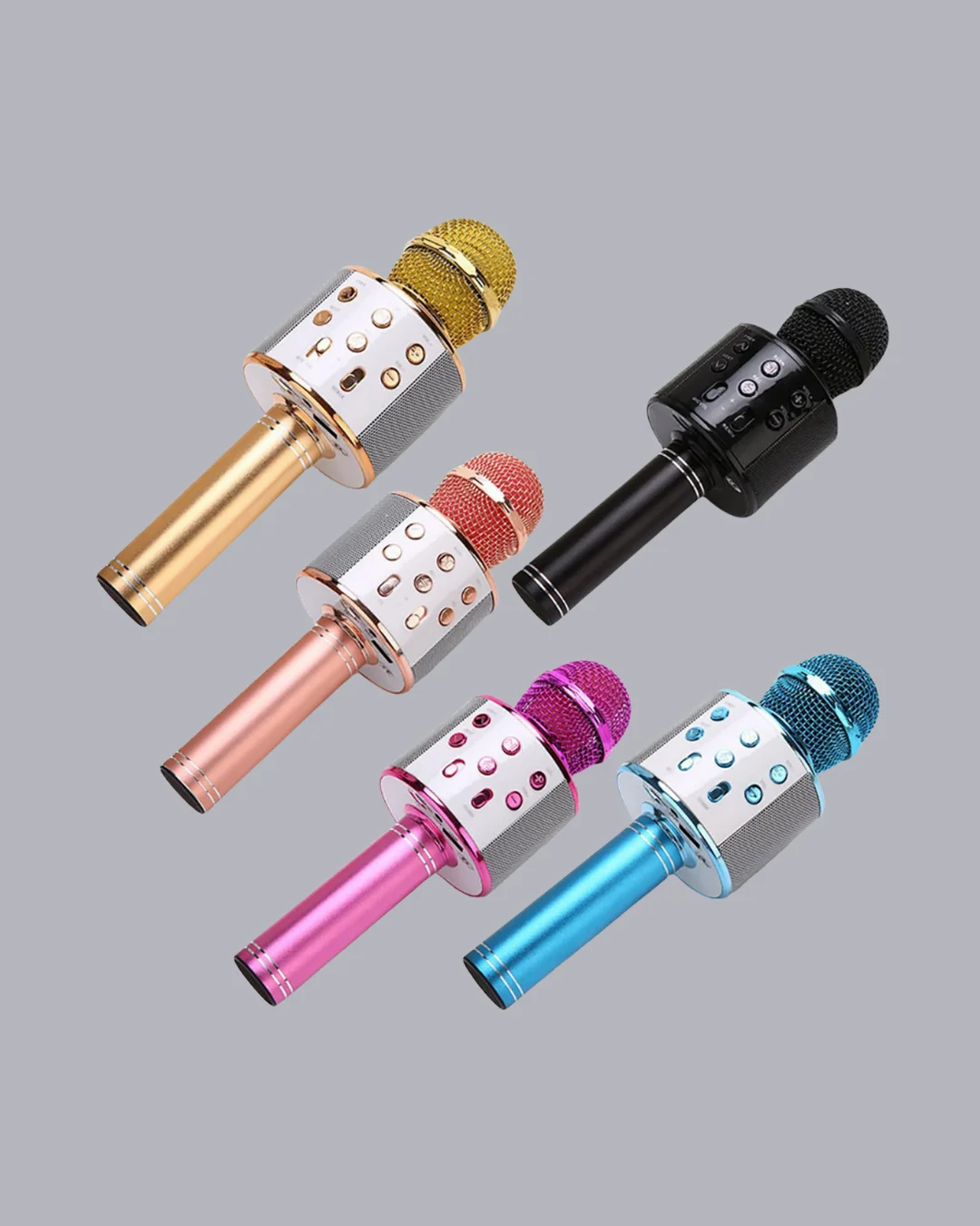 Taşınabilir Karaoke Mikrofon – Bluetooth, USB ve AUX Girişli Taşınabilir Karaoke Mikrofon – Bluetooth, USB ve AUX Girişli