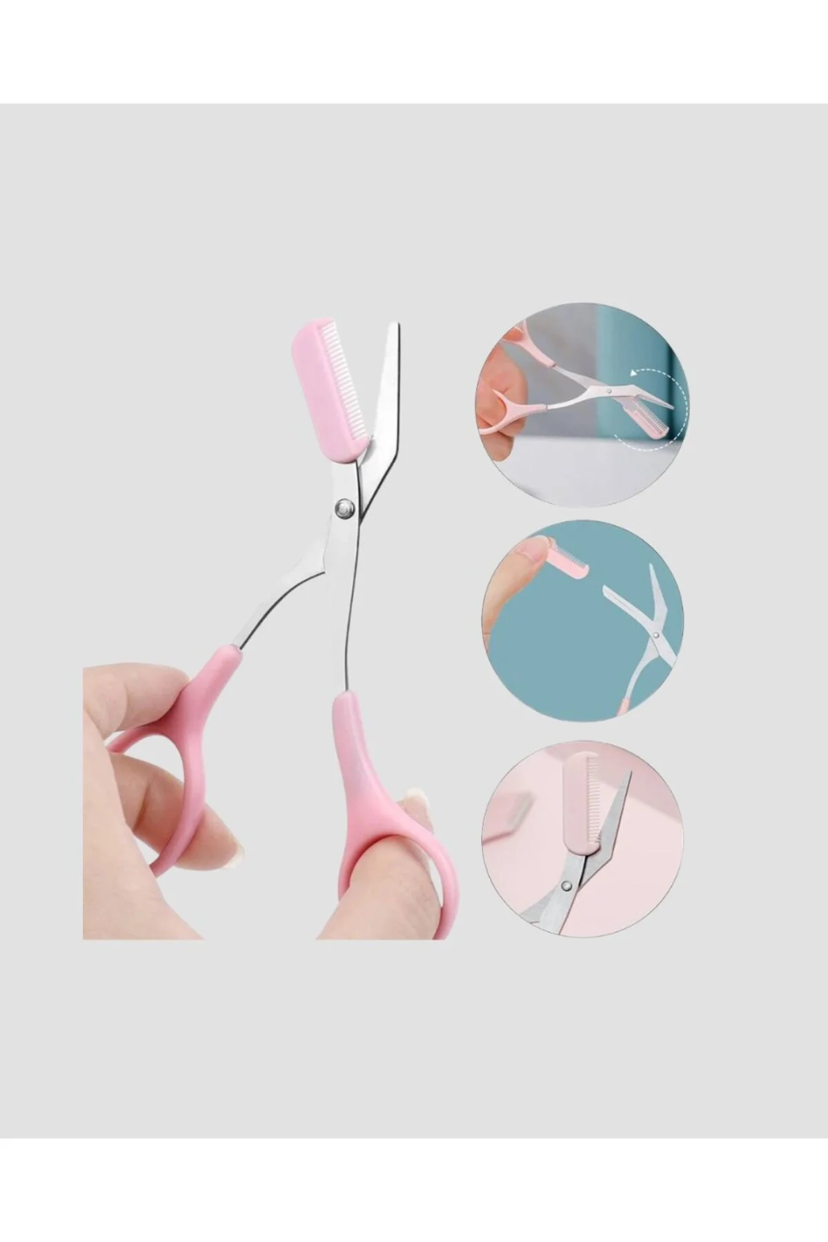 Taşınabilir Kaş Ve Kirpik Düzenleme Makası – Ergonomik Tasarım