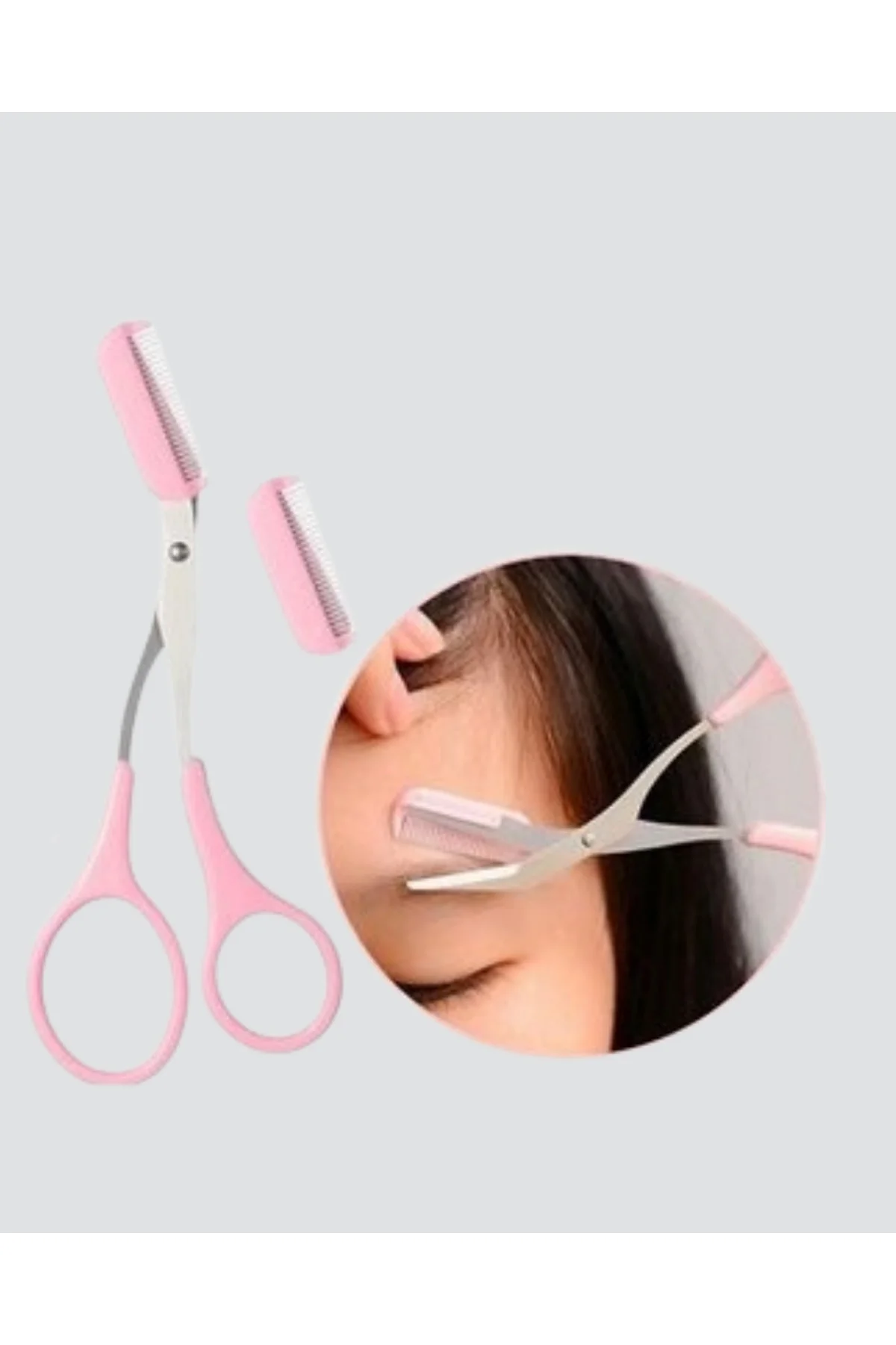 Taşınabilir Kaş ve Kirpik Düzenleme Makası – Ergonomik Tasarım - 