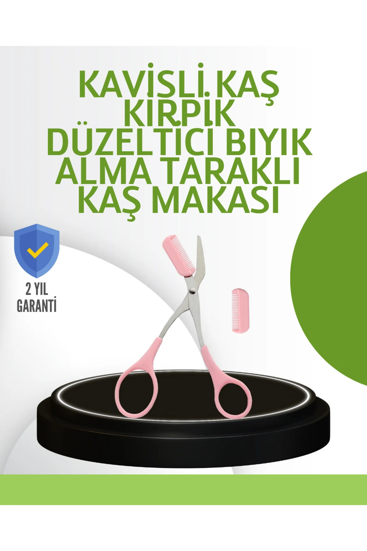 Taşınabilir Kaş ve Kirpik Düzenleme Makası – Ergonomik Tasarım
