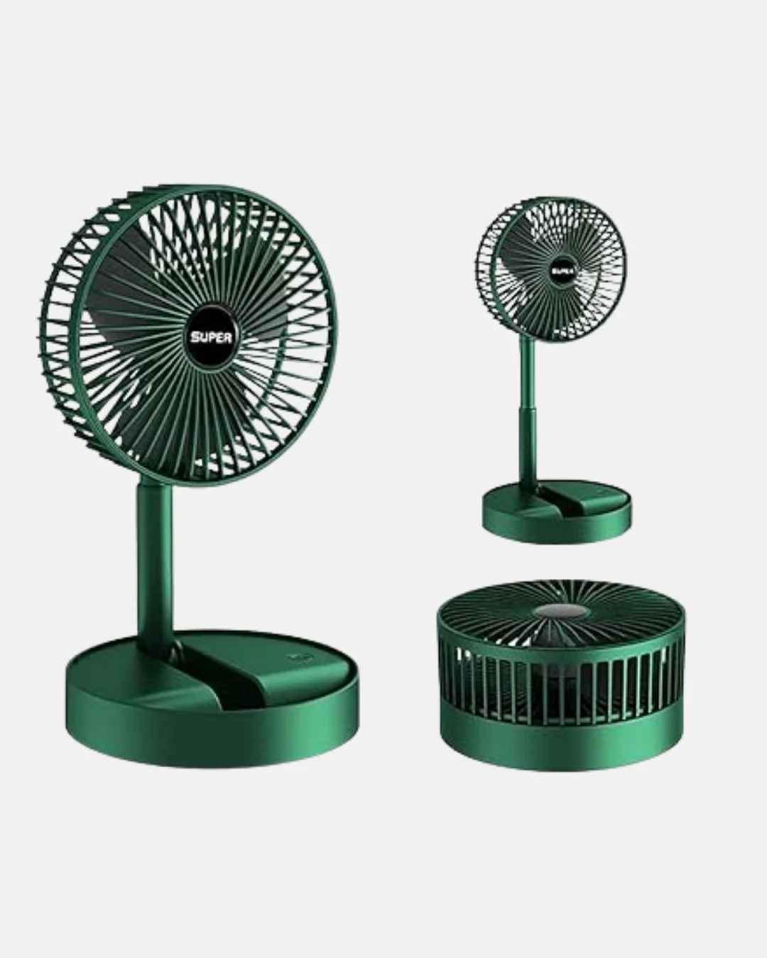Taşınabilir Katlanabilir Mini Fan 3 Kademeli Şarj Edilebilir