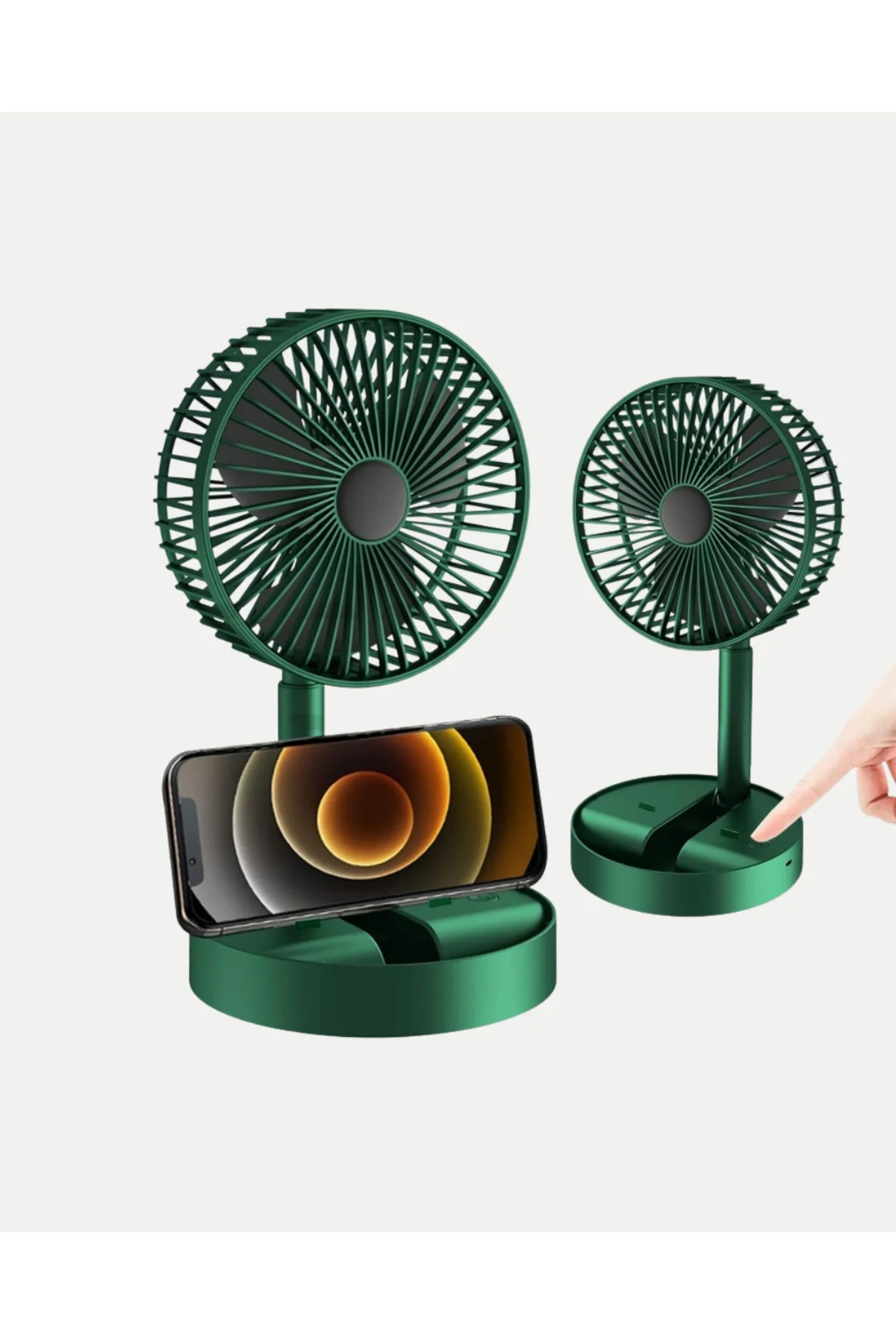 Taşınabilir Katlanabilir Mini Fan 3 Kademeli Şarj Edilebilir