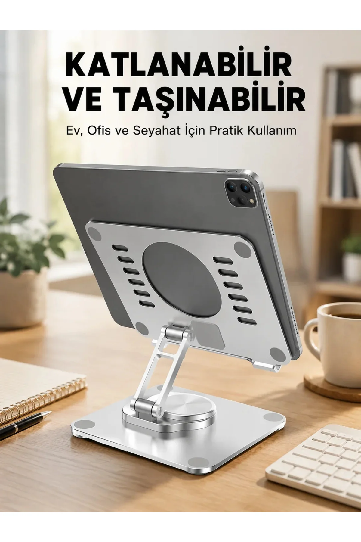 Taşınabilir Katlanır Tablet Braketi Masaüstü Stand Yeni Nesil Taşınabilir Katlanır Tablet Braketi Masaüstü Stand Yeni Nesil
