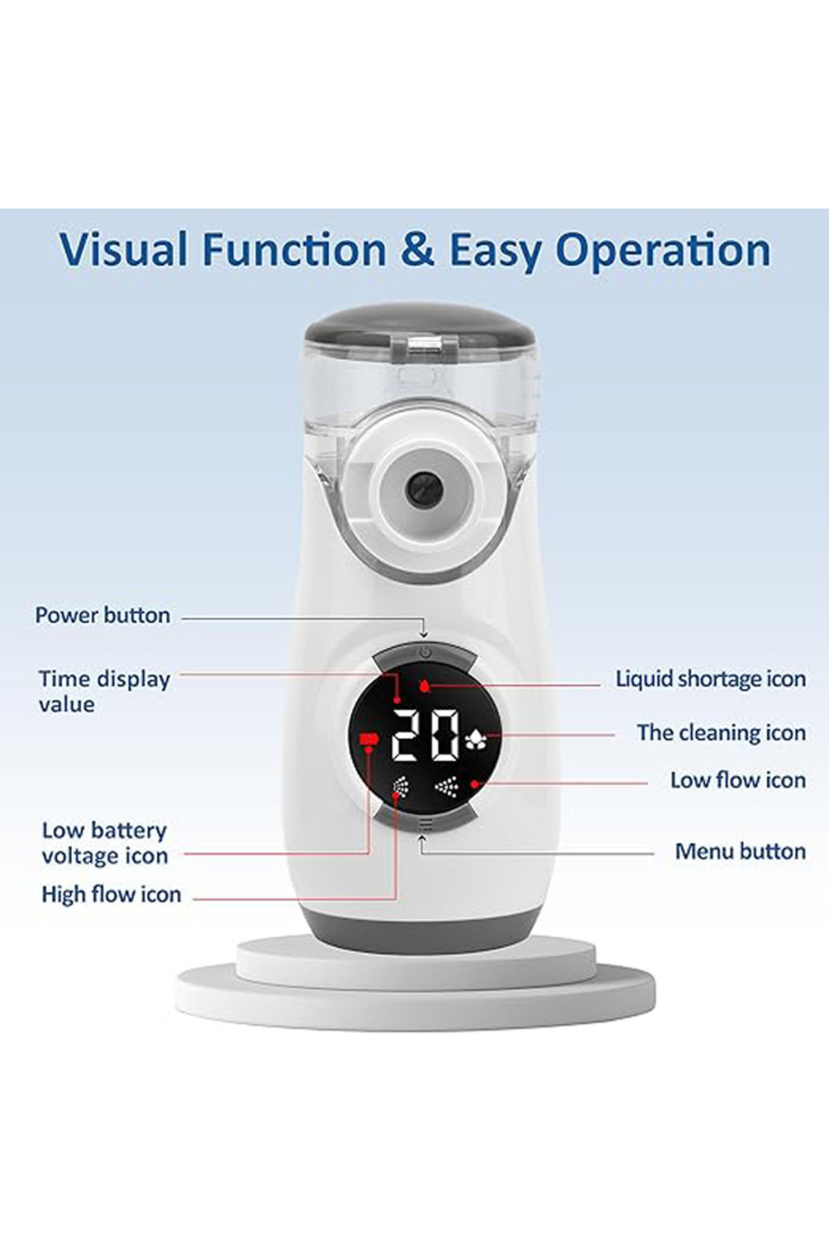 Taşınabilir Mesh Nebulizatör My135