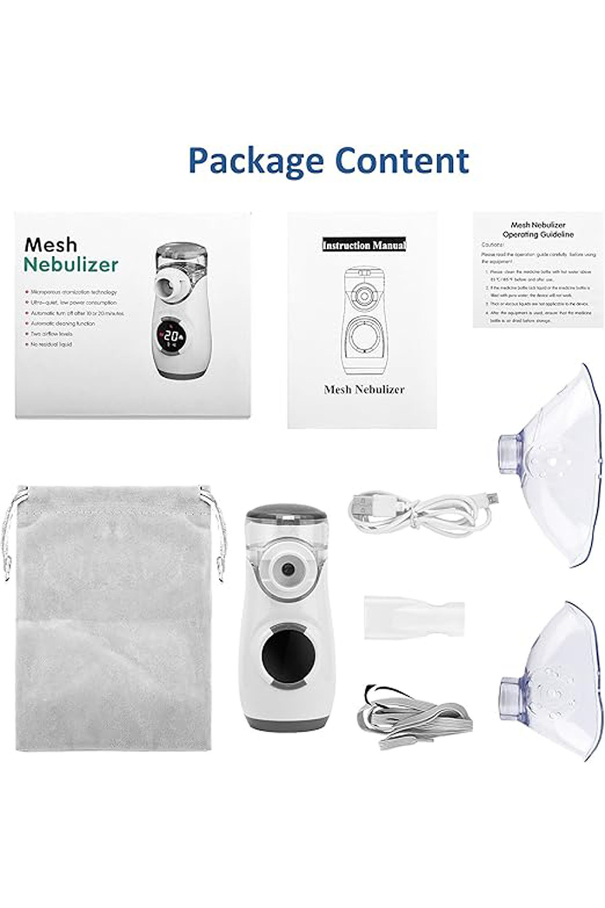 Taşınabilir Mesh Nebulizatör My135