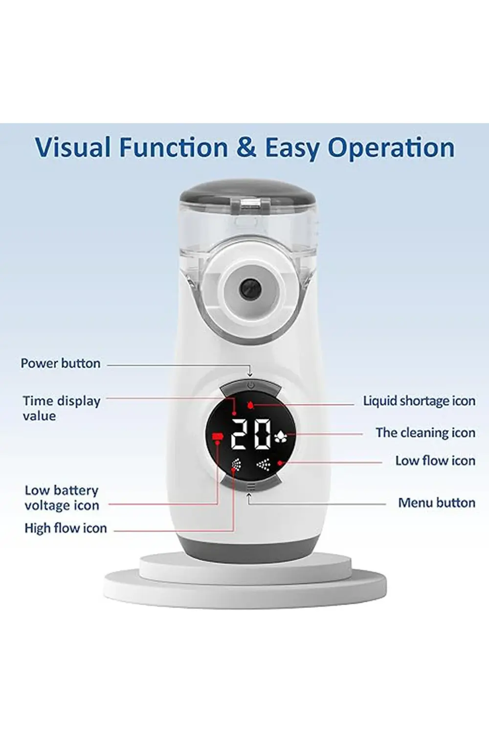 Taşınabilir Mesh Nebulizatör My135