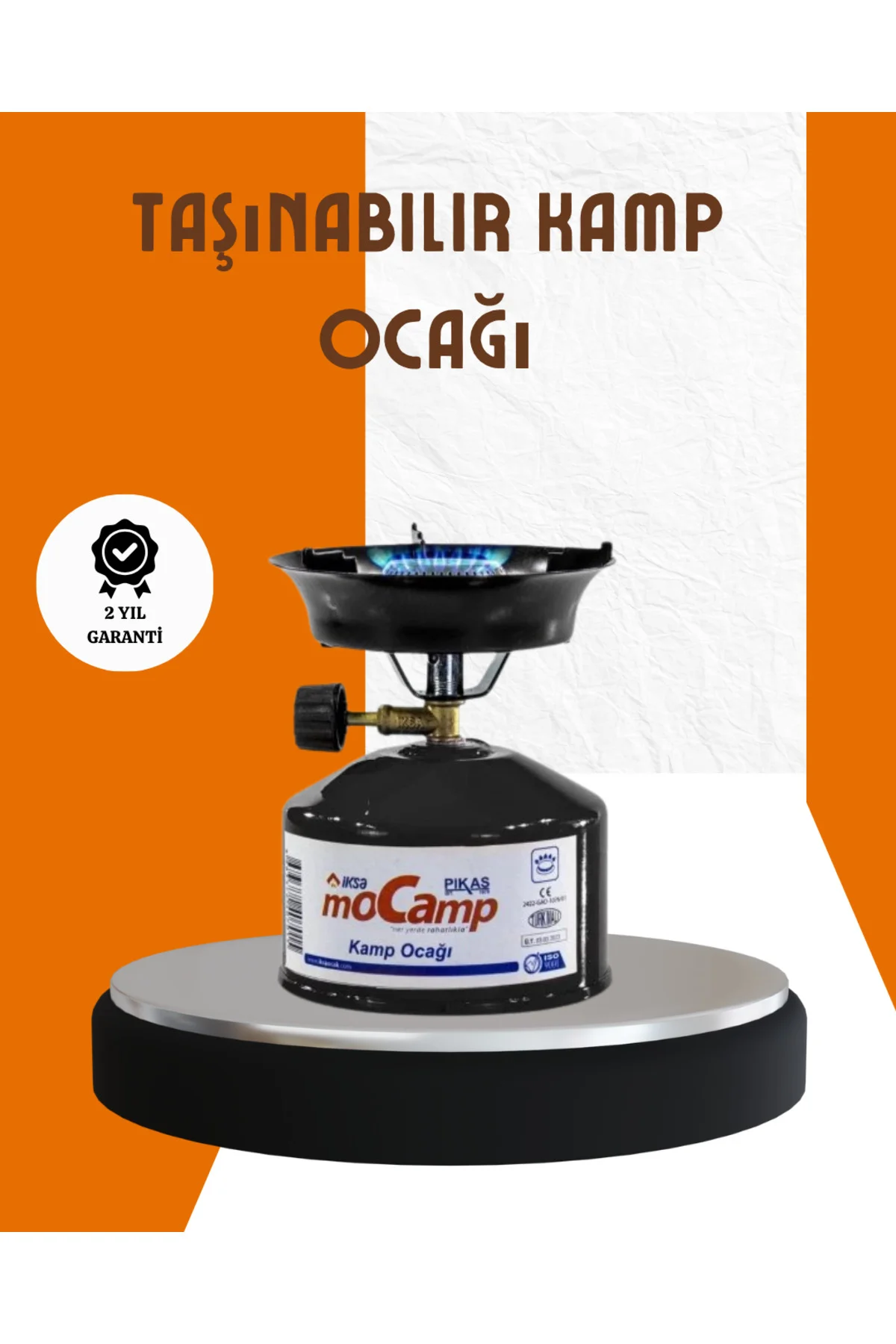 Taşınabilir Metal Gövdeli Kamp Ocağı Seti