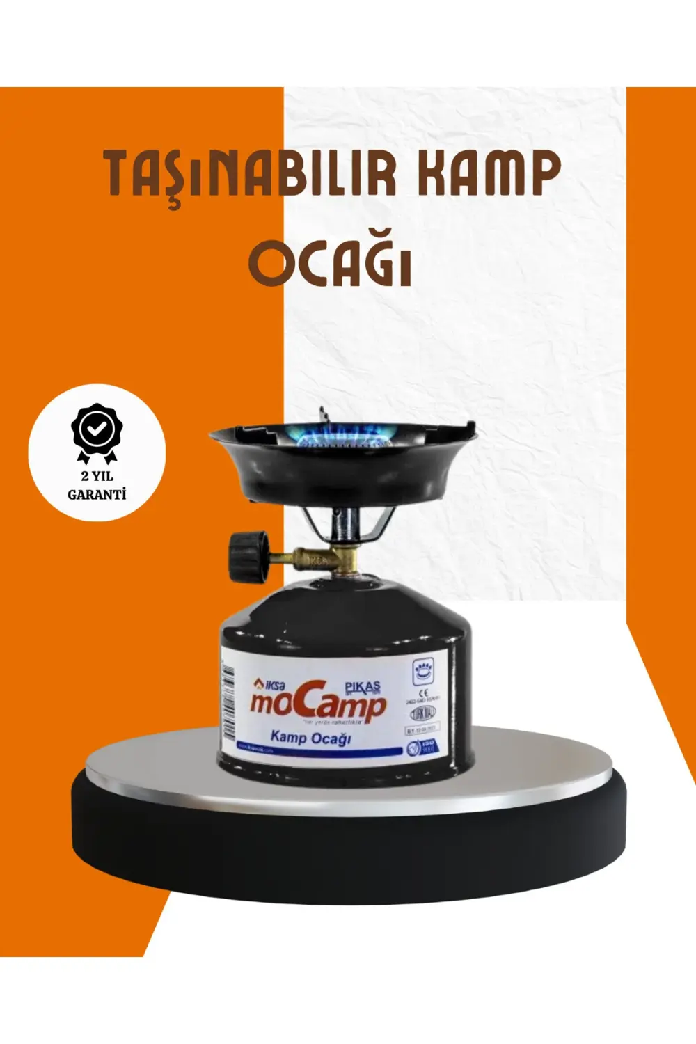 Taşınabilir Metal Gövdeli Kamp Ocağı Seti