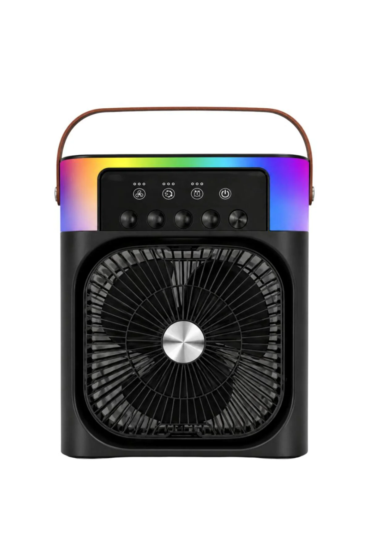 Taşınabilir Mini Klima Nemlendirici Fan RGB Led Aydınlatmalı USB 