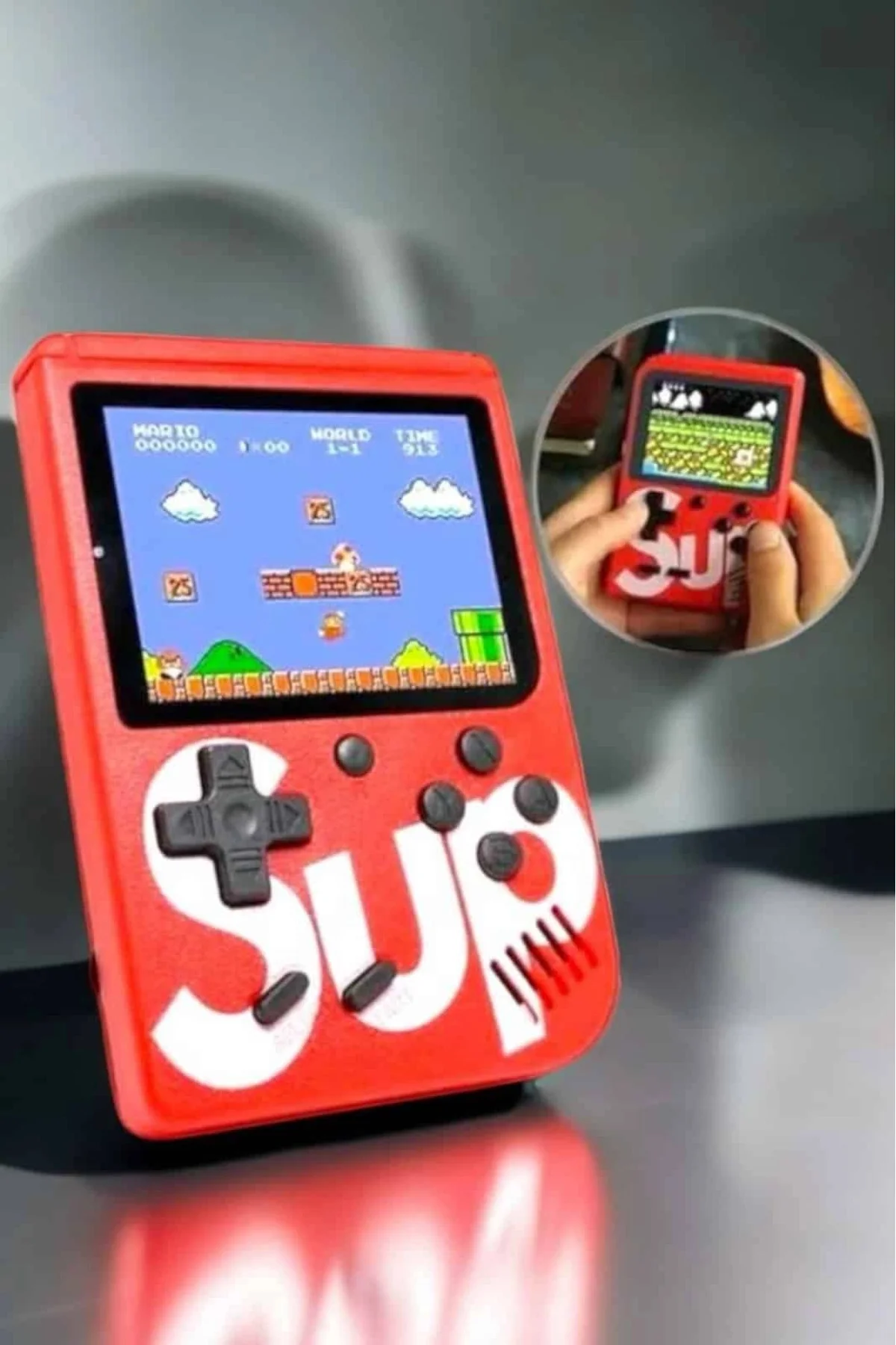 Taşınabilir Mini Oyun Konsolu 400 Oyunlu Çocuklar Için - Görsel 4