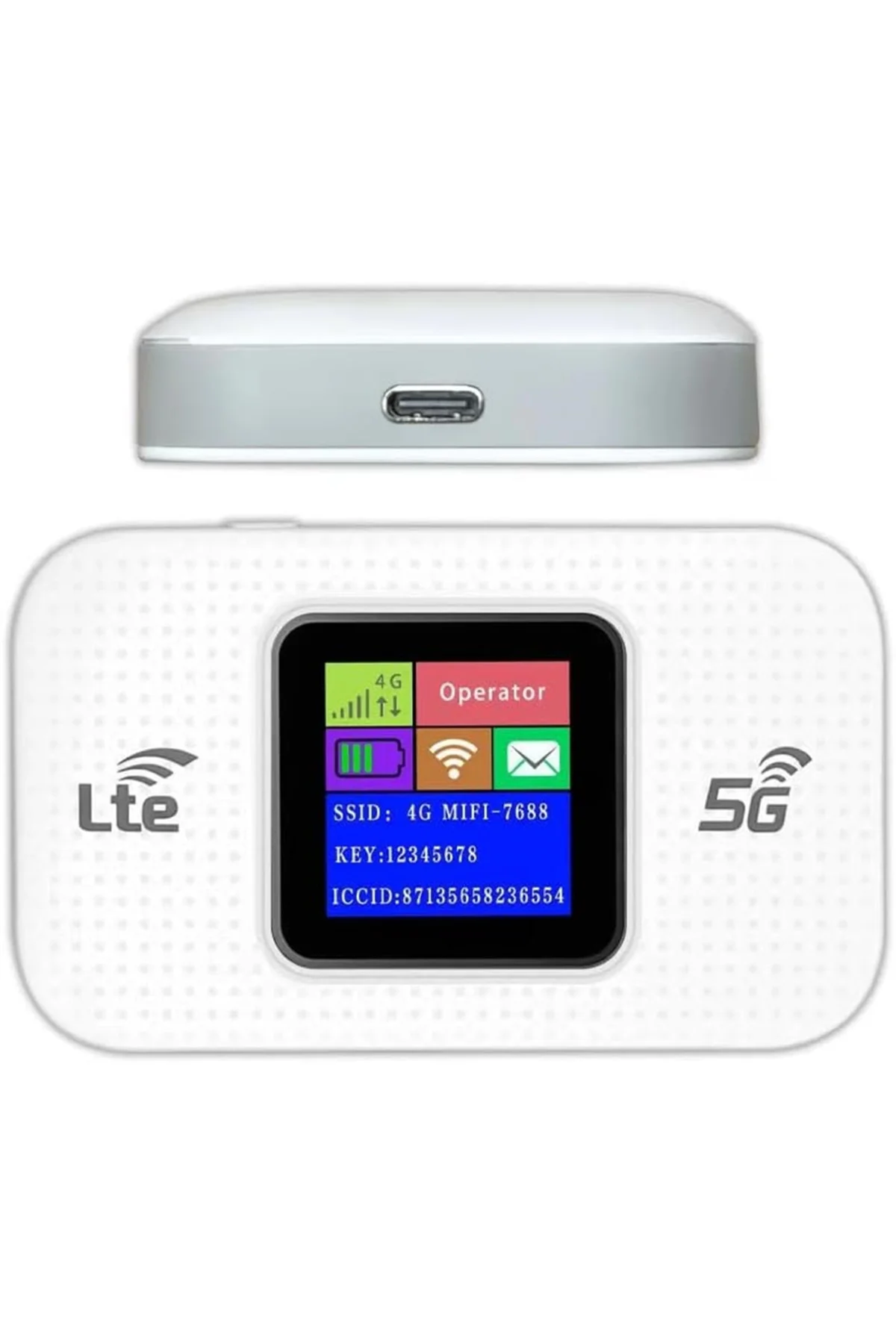 Taşınabilir Modem 5G/4G LTE 300Mbps 10 Cihaz Destekli Mobil Route