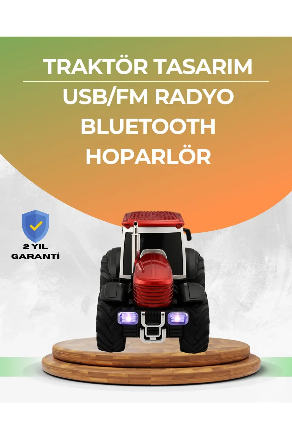 Taşınabilir Nostaljik Araç Tasarımlı Bluetooth Hoparlör