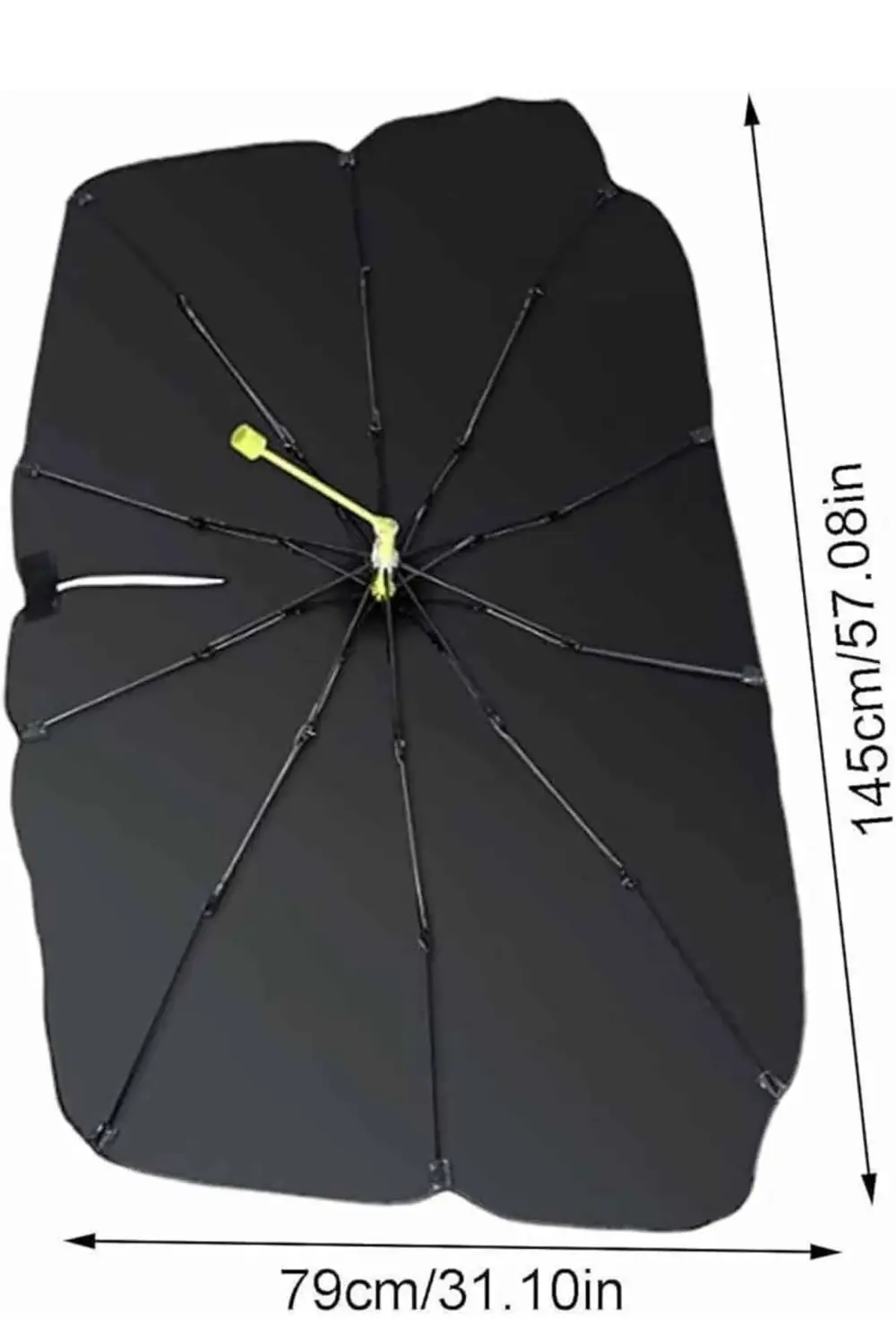 Taşınabilir Oto Cam Güneşliği Katlanabilir Tüm Araçlara Uyumlu Gü