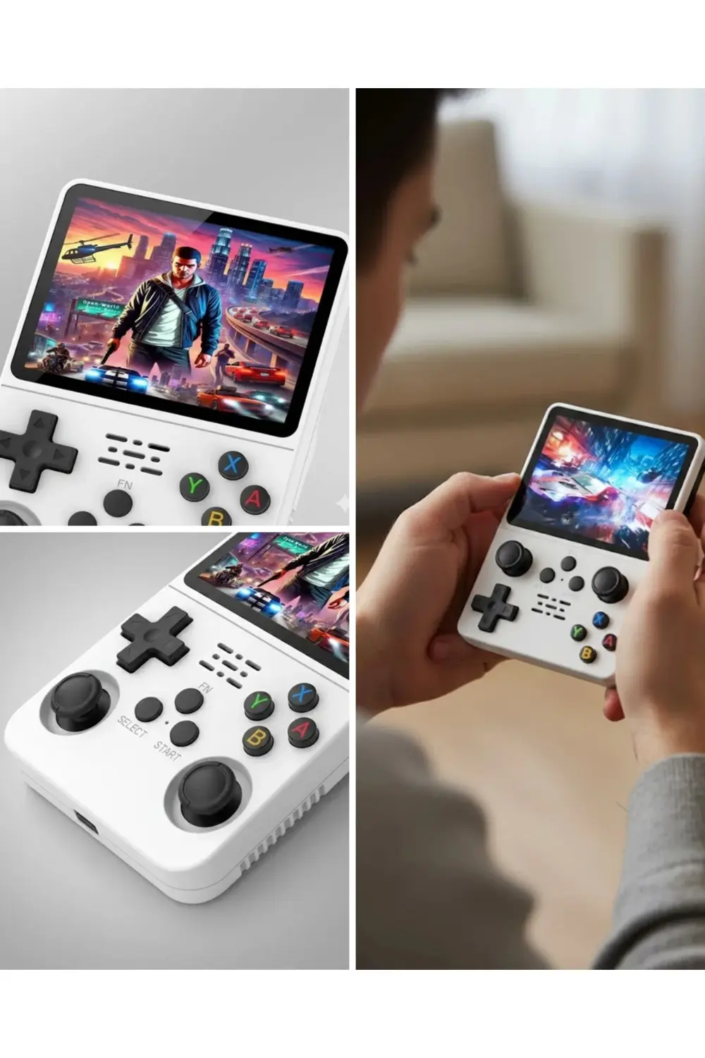 Taşınabilir Oyun Cihazı Çoklu Oyun Formatı Ve Güçlü Donanım