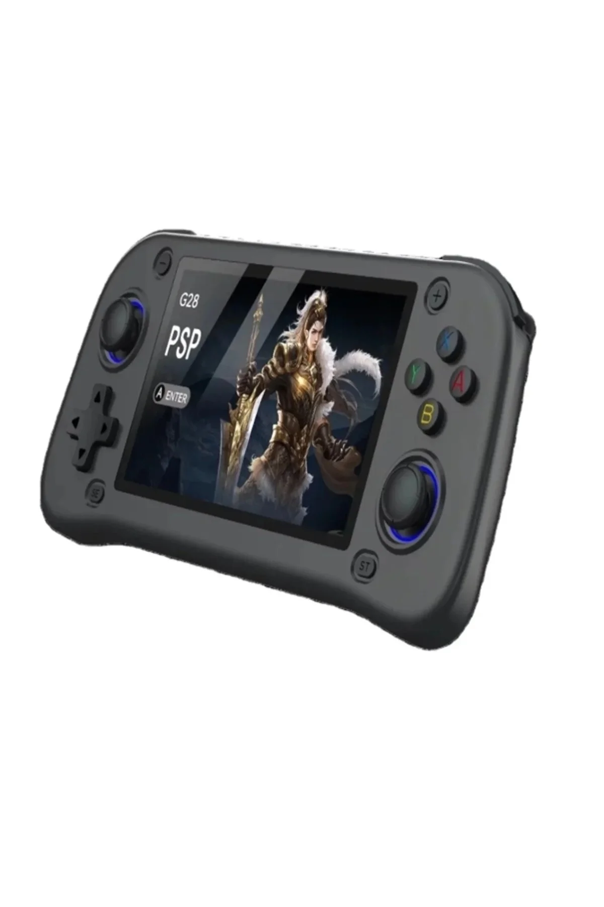 Taşınabilir oyun konsolu 4.3 inç HD ekran siyah 64GB depolama 4GB RAM Bluetooth yok