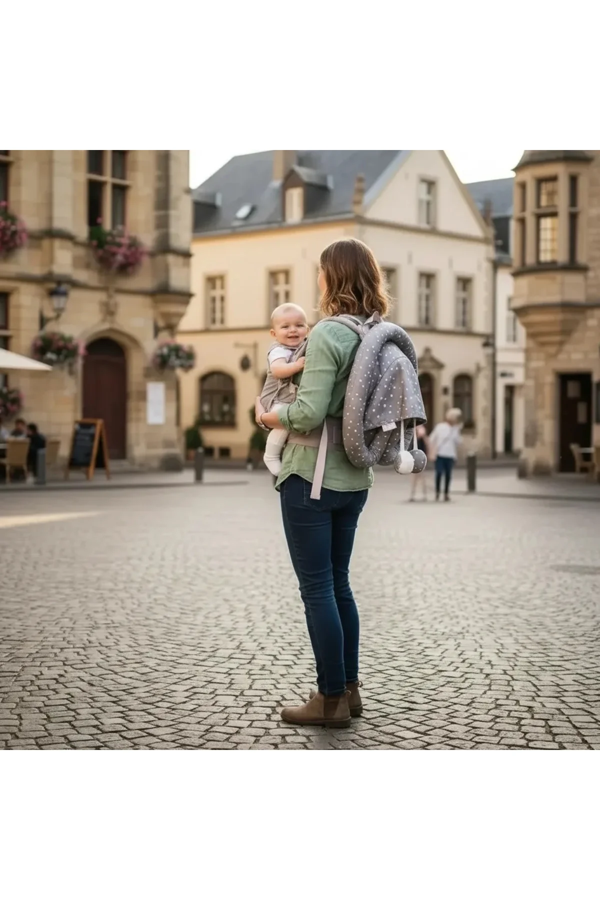 Taşınabilir Portatif Bebek Yatağı,Sırt Çantasına Dönüşebilen Port