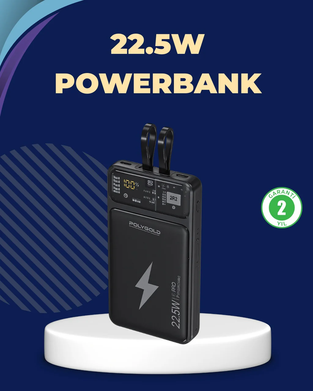 Taşınabilir Powerbank 22.5w Hızlı Şarj Destekli - Lisinya Diğer