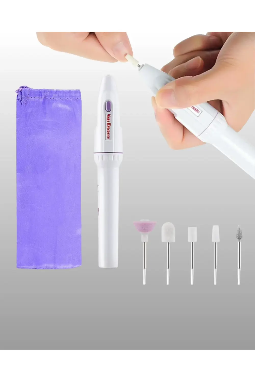 Taşınabilir Profesyonel Manikür Pedikür Seti
