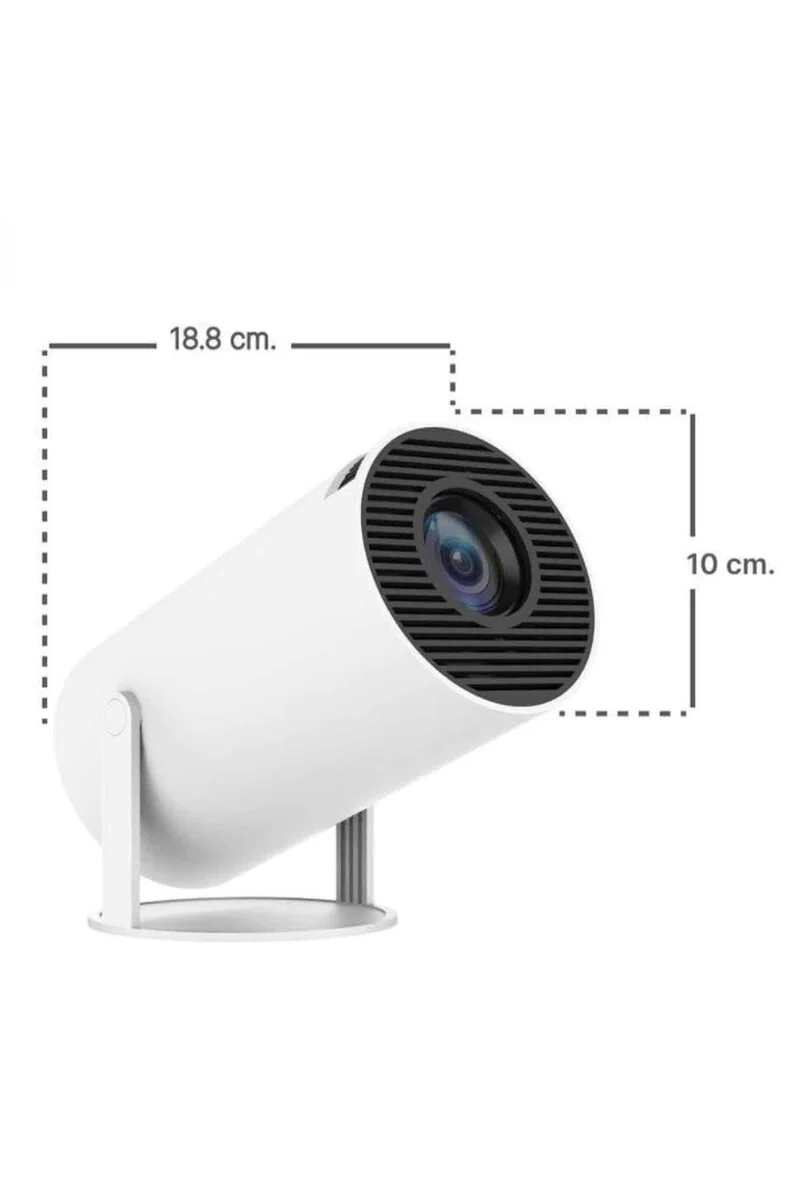 Taşınabilir Projeksiyon Ayaklı Projektör - Android 11, HDMI, 120 ANSI Lumen, 720P