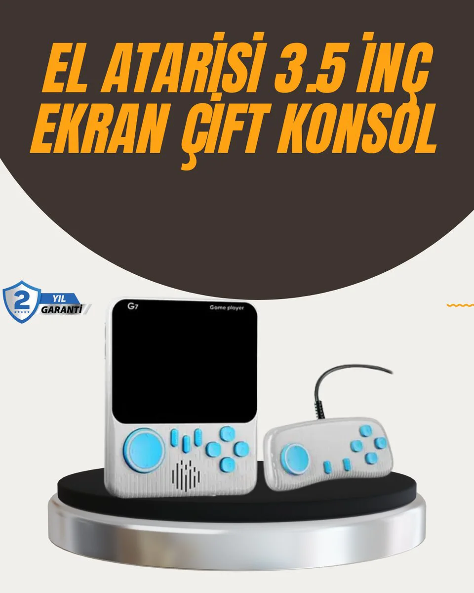 Taşınabilir Retro Konsol - 2 Kişilik Oyun Deneyimi, 666 Oyun, Uzun Pil Ömrü